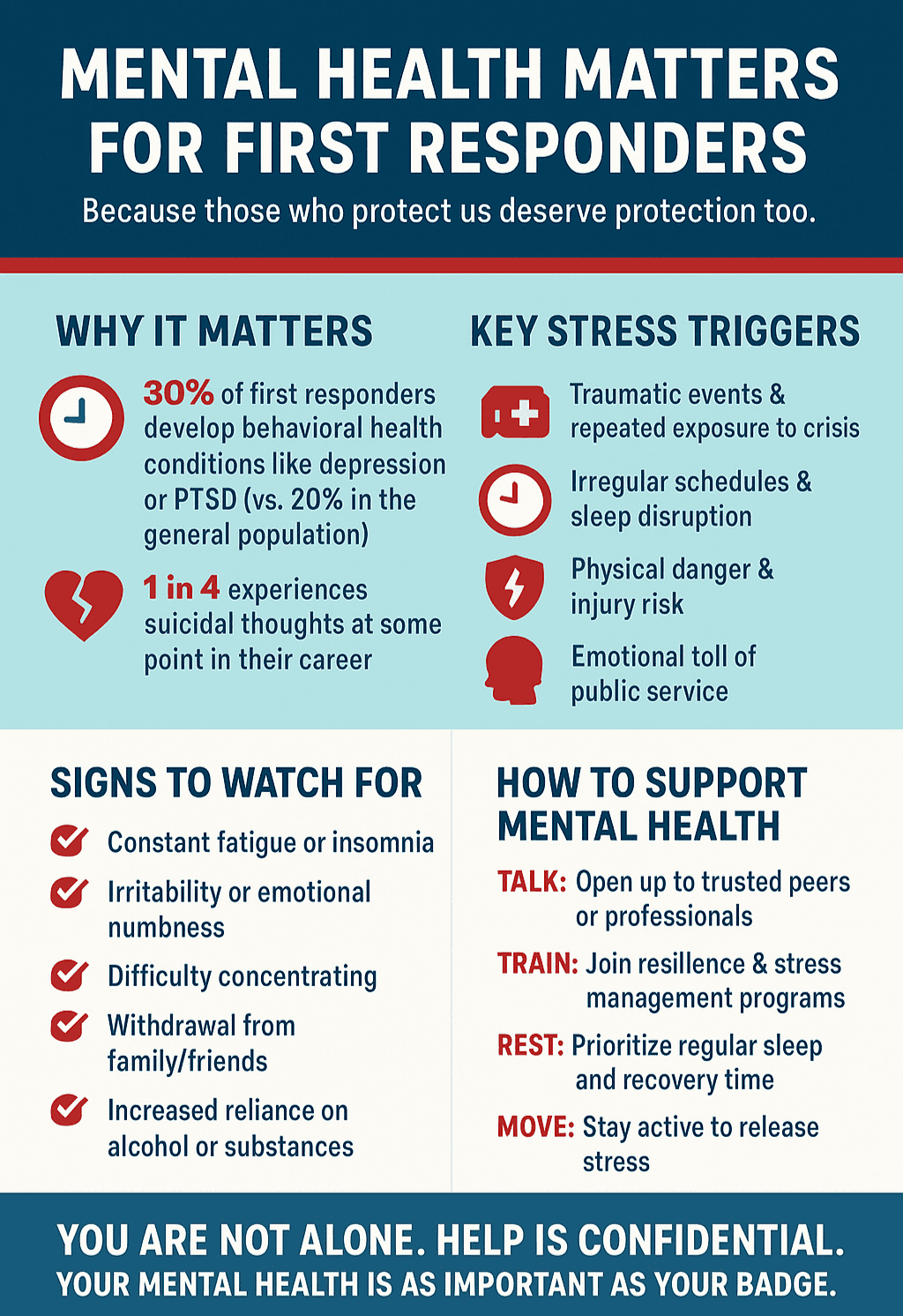 importance of mental health for first responders