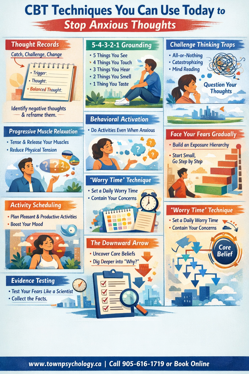 10 Effective CBT Techniques to Prevent Anxious Thoughts cbt techniques to prevent anxious thoughts